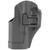 Blackhawk 410502BKL Serpa CQC  OWB Size 02 Matte Black Polymer Belt Loop/Paddle Compatible w/Glock 19/23/32/36/45