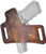 Versacarry WBOWB23 Protector S1 OWB Distressed Brown Leather Belt Slide Fits Large Semi-Auto Right Hand