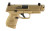 FN 509C Compact 9mm Luger 4.02 in 10 Rounds Flat Dark Earth PVD Compensated - 66101795 - 845737017859