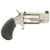 NAA Pug Revolver 22 WMR Stainless/Black Rubber 1 in. 5 rd XS White