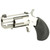 NAA Pug Revolver 22 WMR Stainless/Black Rubber 1 in. 5 rd XS White