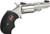 North American Arms BWM Black Widow  22 WMR 5 Shot 2" Barrel, Overall Stainless Steel Finish, Finger Grooved Black Rubber Grip, Fixed Sights