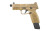 FN 66100373 509T  9mm Luger 17+1/24+1 4.50" Black Steel Threaded Barrel, Flat Dark Earth Optic Cut/Serrated Stainless Steel Slide, Flat Dark Earth Polymer Frame w/Picatinny Rail - 66100373 - 845737009137