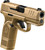 FN 66101409 Reflex  Micro-Compact Frame 9mm Luger 15+1/11+1, 3.30" Black Target Crown Steel Barrel, Flat Dark Earth PVD Serrated Steel Slide & Polymer Frame w/Picatinny Rail, Ambidextrous - 66101409 - 845737016234