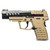 KelTec P15 9mm Luger 4.0 Inch Barrel 10 Round Tan California Compliant - P15TANCA - 640832011371