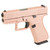 Glock G43X 9mm Luger 3.41in 10rd Rose Gold Front Rail