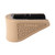 Hogue 18223  Extension Base Pad Fits Glock 42 Compatible w/ 6rd Magazine FDE Overmolded Rubber - 18223 - 743108182239
