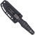 CobraTec Claymore Dagger Fixed Blade Black Stonewash