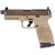 Taurus G3 T.O.R.O. Tactical Pistol - Tan / Patriot Brown | 9mm | 4.5" Barrel (Threaded) | 17rd | Co-Witness Sights | Optics Ready - 1-G3P941-TAC - 725327936558