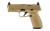 FN 66101380 510 MRD Full Size 10mm Auto 15+1, 4.10" Black Target Crown Steel Barrel, Flat Dark Earth PVD Optic Cut/Serrated Steel Slide & Polymer Frame w/Picatinny Rail, Ambidextrous - 66101380 - 845737015640