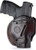1791 Gunleather 3WH3SBRA 3-Way  IWB/OWB Size 03 Signature Brown Leather Belt Loop Compatible w/ Glock 26 Compatible w/ Ruger LC9 Compatible w/ S&W M&P Shield Ambidextrous Hand - 3WH3SBRA - 816161020203