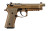 Beretta USA JS92M9A4GM M9A4  9mm Luger 5.10" Threaded Barrel 18+1, Flat Dark Earth Cerakote Polymer Frame, Serrated Steel Optic Cut Slide, Polymer Grip & Decocker Safety - JS92M9A4GM - 082442940687