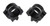 Weaver Quad Lock Top Mount Scope Rings 1in Medium Matte Detachable Aluminum