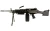 FN 46100169 M249S  5.56x45mm NATO 18.50" Barrel 30+1 Mag Or 200rd Belt Capacity, Black  Fixed Hydraulic Buffer Stock, Non-Slip Buttplate, Optics Ready - 46100169 - 845737015077