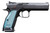 CZ TS 2 Pistol - Black | 9mm | 5.28" Barrel | 20rd | Blue Grips - 91220 - 806703912202