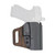 Versacarry VSL211G19 V-Slide  OWB Brown Leather/Polymer Belt Slide Fits Glock 19 Right Hand - VSL211G19 - 676821111357