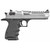 Magnum Research DE50L5BC Desert Eagle L5 50 AE 5" with Muzzle Brake 7+1 Black Hardcoat Anodized Aluminum Frame Brushed Chrome Carbon Steel Slide Black Hogue Wraparound Rubber Grip - DE50L5BC - 761226089674