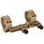 Badger Ordnance 34mm Condition One Modular Mount 1.54in Height Tan