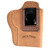 Uncle Mikes-leather(1791) UMIWB4BRWA Inside the Waistband  IWB, Size 04, Brown Leather, Compatible w/Glock 17/19, Belt Clip Mount, Right Hand - UMIWB4BRWA - 810102212344