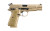 FN 66101069 High Power  9mm Luger 17+1, 4.70" Black Target Crown Steel Barrel, Flat Dark Earth PVD Serrated Steel Slide & Steel Frame w/Beavertail, FDE Textured Polymer Grip, Ambidextrous - 66101069 - 845737013608