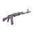 Arsenal SAM5 5.56x45 NATO 16.3in 30rd Plum Polymer Furniture Matte - SAM567PM - 810054132400