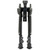 Harris Bipods S-LM-LOK Swivel L M-LOK, 9-13", Black Steel/Aluminum, Rubber Feet - SLMLOK - 051156113274