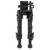 Accu-Tac BRASQDG204 BR-4 G2 Arca Spec Bipod made of Black Hardcoat Anodized Aluminum with ARCA Style Rail Attachment, Steel Feet & 5.75"-8.25" Vertical Adjustment - BRASQDG204 - 858520006428