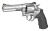 Smith & Wesson 163636 Model 629 Classic 44 Rem Mag or 44 S&W Spl Stainless Steel 5" Barrel & 6rd Cylinder, Satin Stainless Steel N-Frame, Red Ramp Front/White Outline Rear Sights - 163636 - 022188636369
