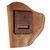 Uncle Mikes-leather(1791) UMIWB2BRWA Inside the Waistband  IWB Size 02 Brown Leather Belt Clip Fits Small Frame Revolver Right Hand - UMIWB2BRWA - 810102212306