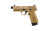 FN 66101386 545 Tactical 45 ACP 10+1 4.71" Black Target Crown/Threaded Steel Barrel, Flat Dark Earth PVD Optic Cut/Serrated Slide & Polymer Frame w/Picatinny Rail, Ambidextrous - 66101386 - 845737015695