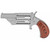 NAA Ranger II Revolver Combo 22 LR/.22 WMR Stainless/Wood 1.63 in. 5 rd. - 22MCR - 744253003271