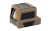 Holosun 509T X2 Red Dot Sight Flat Dark Earth 28mm 1X Multi-Reticle Solar Failsafe Shake Awake RMR Plate - HE509T-RD X2 FDE - 810047073109