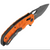 SOG Kiku XR LTE Blaze Orange Knife 3.02" Blade Orange