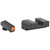 AmeriGlo Gl433 Glock Green Tritium Orange Outline Front Sight Rear - GL433 - 644406903246