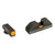 AmeriGlo GL616 CAP Sight Set for Glock Green Tritium Orange Front Rear