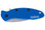 Kershaw 1620NB Scallion  2.40" Folding Drop Point Plain Bead Blasted 420HC SS Blade Navy Blue Anodized Aluminum Handle Includes Pocket Clip - 1620NB - 087171035178