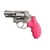 Hogue OverMolded Monogrip Cobblestone Pink Rubber for Taurus 85