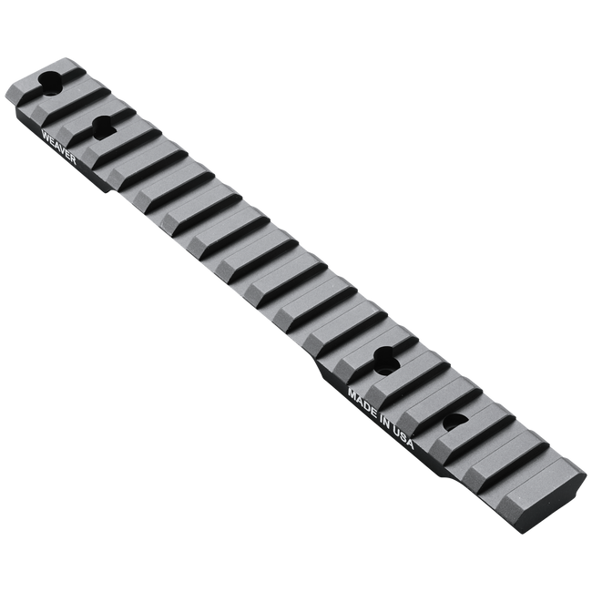 Weaver 1 Piece Extended Multi Slot Base Aluminum Fits Savage 10 11 12 14 16