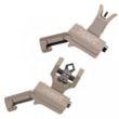 Troy Flat Dark Earth 45 Degree Offset Battlesight Set Mdft-00 Same Plane Rails