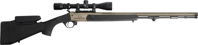 Traditions NitroFire Pro Muzzleloader 50 Cal. 26 in Black w/ Scope