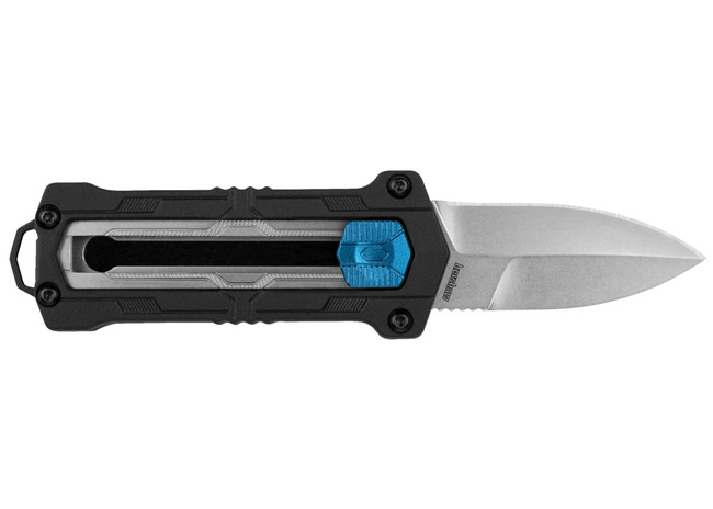 Kershaw Kapsule Manual OTF Folding Knife 1-9/10" Spear Point Blade Black - 1190 - 087171060644