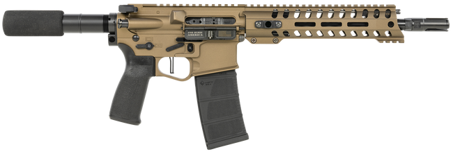 Patriot Ordnance Factory Renegade Plus 5.56 NATO 10.5in 30 Round Burnt Bronze