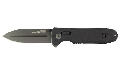 S.O.G SOG12610557 Pentagon XR LTE 3.60" Folding Spear Point Graphite TiNi Cryo CTS XHP Blade/Black G10 Handle Includes Belt Clip - SOG12610557 - 729857013284