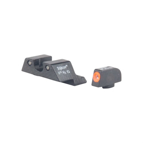Trijicon 600543 HD Night Sights  Green/Tritium Orange Outline Front Sight-Green Tritium Black Outline Rear Sight Glock 20/21 Large Frame