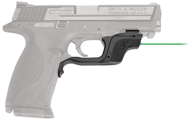 Crimson Trace 0145801 LG-360G Green Laserguard  Black Smith & Wesson Full Size & Compact