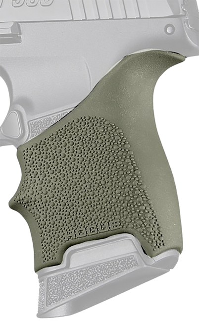 Hogue 18701 Grip Sleeve Handall Beavertail OD Green Rubber