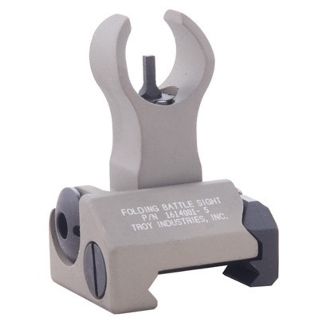 Troy Ind SSIGFBSFHFT00 Front Folding BattleSight HK  Flat Dark Earth Front Sight