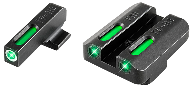 Truglo Brite Site TFX FN FNX9 Green Front Sight White Lock Ring Green Sight - TG13FN1A - 788130022047