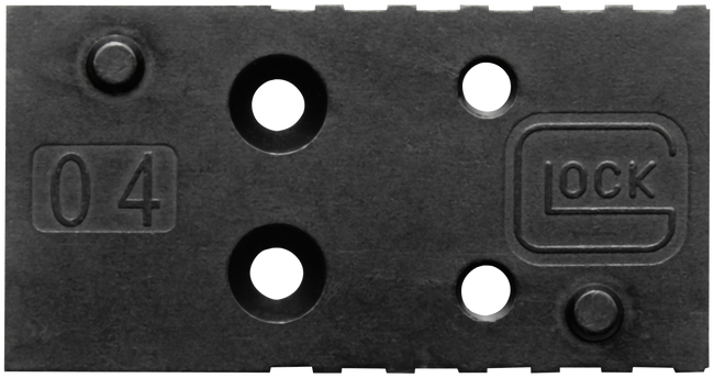Glock MOS Plate Size 4 for Leupold Footprint Gen 5 9mm 40S&W