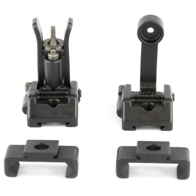 Griffin Armament M2 Sights FrontRear Kit Picatinny 12 Oclock 45 Degree Bases - GAM2S - 791154082775